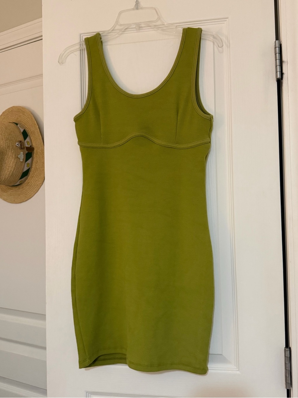 Signature 8 Olive Green bodycon mini dress size L